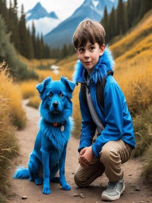 cover image of The Adventures of Alex and the dog named Blue